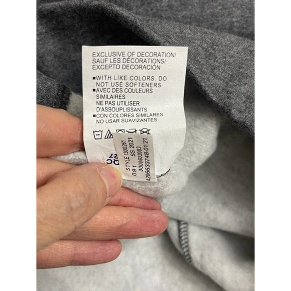 Womens Small Under Armour Essential Grey Fleece Hustle Hoodie Hoody Pullover NEW - Picture 6 of 6